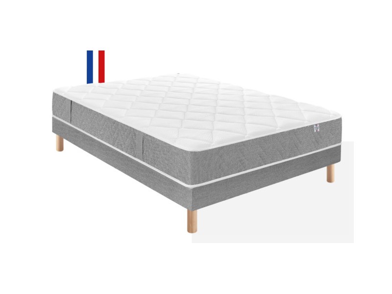 LINA - Matelas 667 ressorts ensachés + 2 cm mousse mémoire de forme