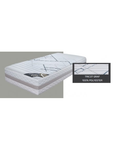 TIMBO RESPIRO - Matelas de relaxation 100% latex 78kg/m3